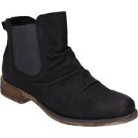 Stiefelette aus gerafftem Nubukleder
