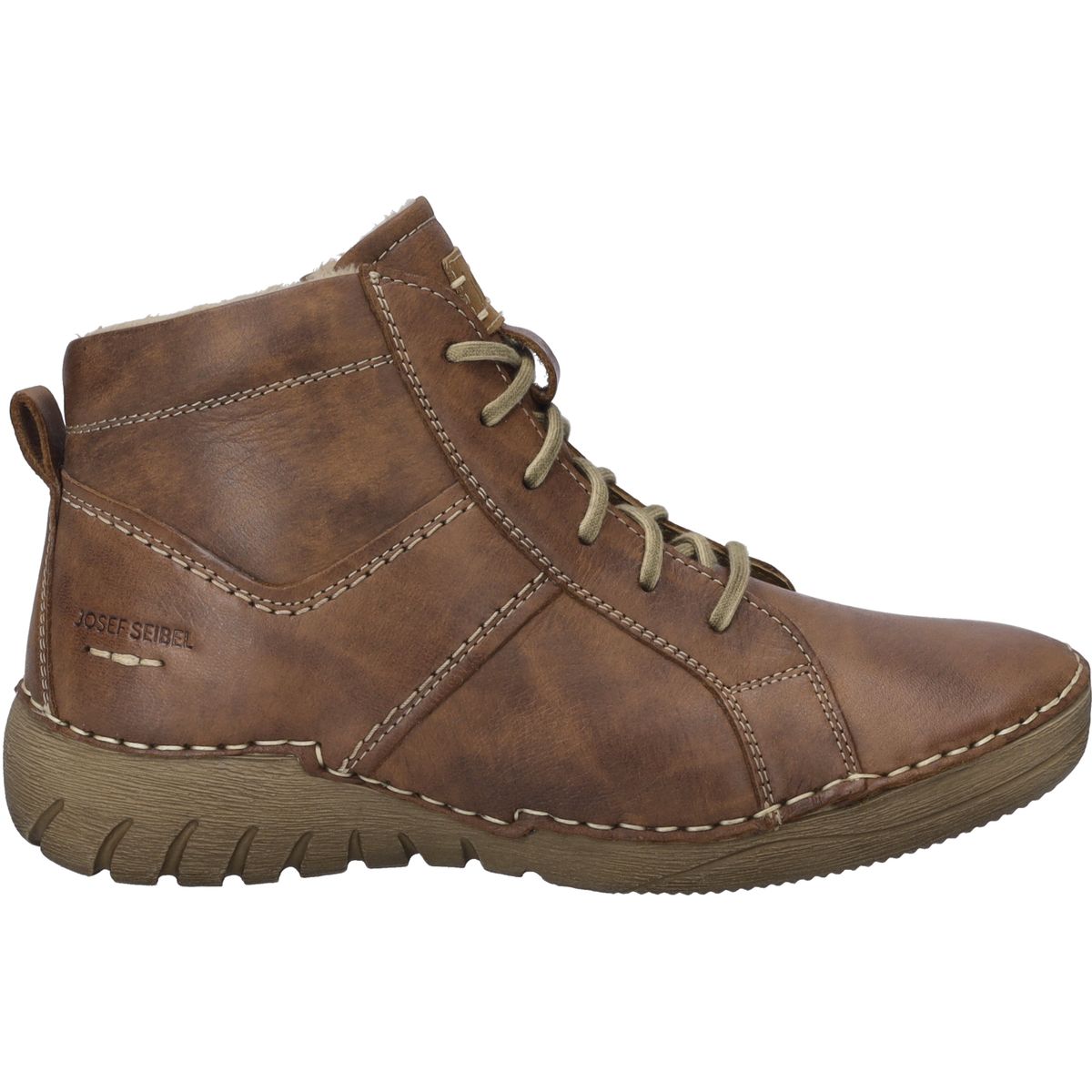 Lässige Lederstiefeletten zum Schnüren
