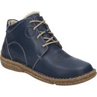 Leder-Stiefeletten mit Schnürung