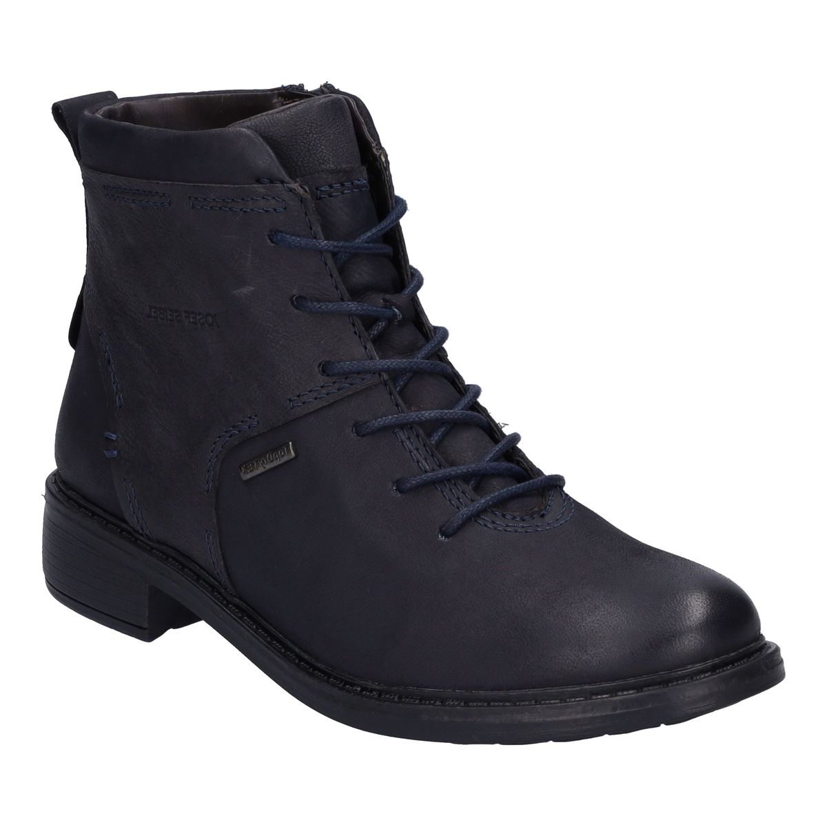 Schnürstiefelette aus Leder