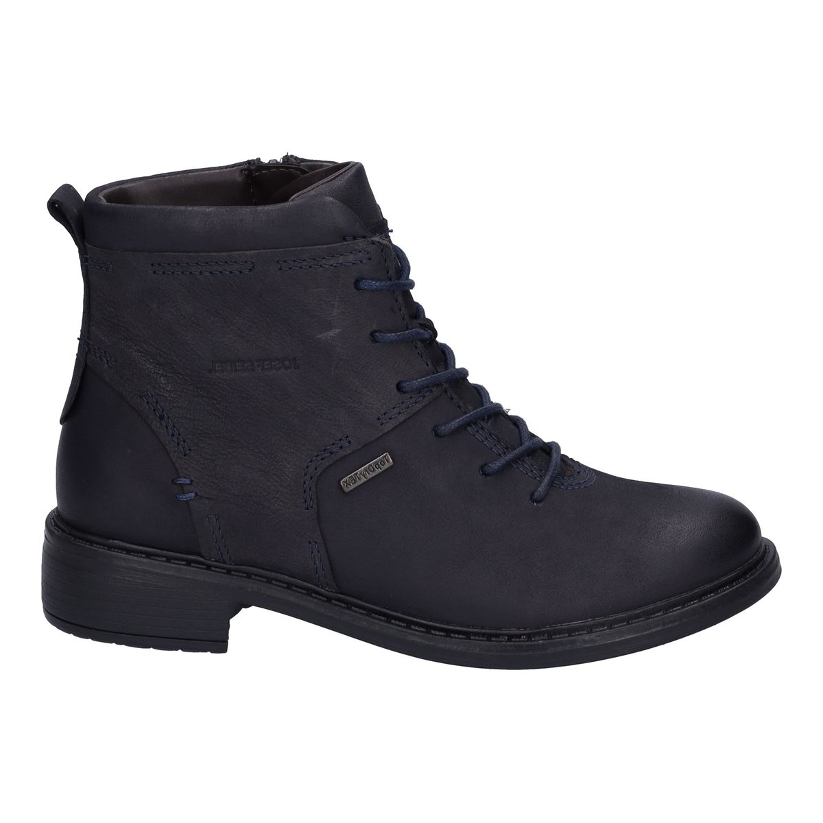 Schnürstiefelette aus Leder