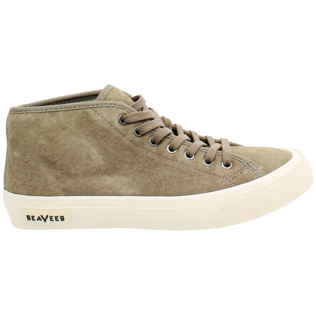 Knöchelhohe Wildleder-Sneaker zum Schnüren