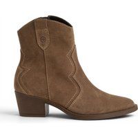 Wildleder-Stiefeletten im Western-Stil
