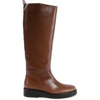 Elegante kniehohe Lederstiefel