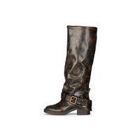 Lässige Stiefel mit Schnallendetail