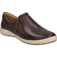 Leder-Slipper mit Reißverschluss