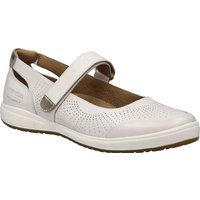 Perforierte Leder Mary Jane Halbschuhe