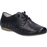 Perforierte Leder-Schnürschuhe