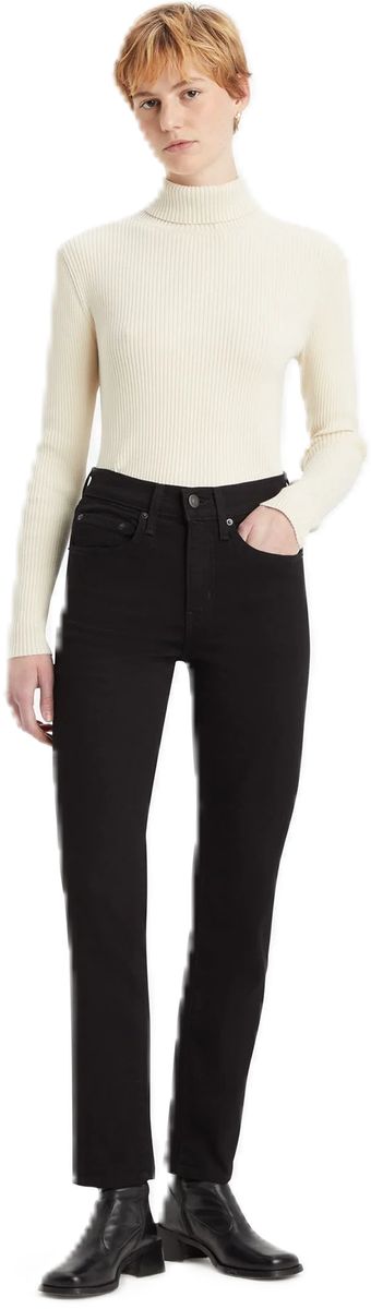 High-Waist Slim-Straight-Jeans