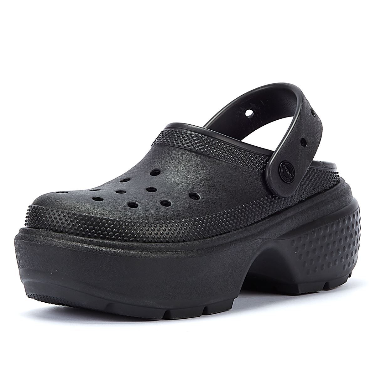 Plateau-Clogs mit Profilsohle