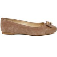 Elegante Wildleder-Flats mit Schleife