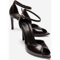 Elegante Peep-Toe Stiletto-Pumps