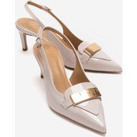 Elegante Slingback-Pumps mit spitzer Kappe