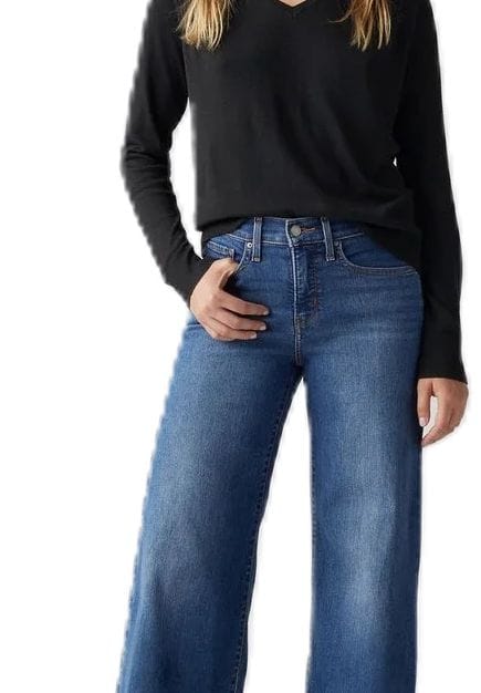 Formgebende Wide-Leg Jeans