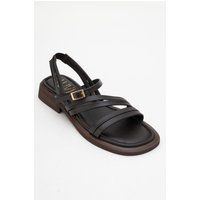 Riemchensandalen aus Nappaleder