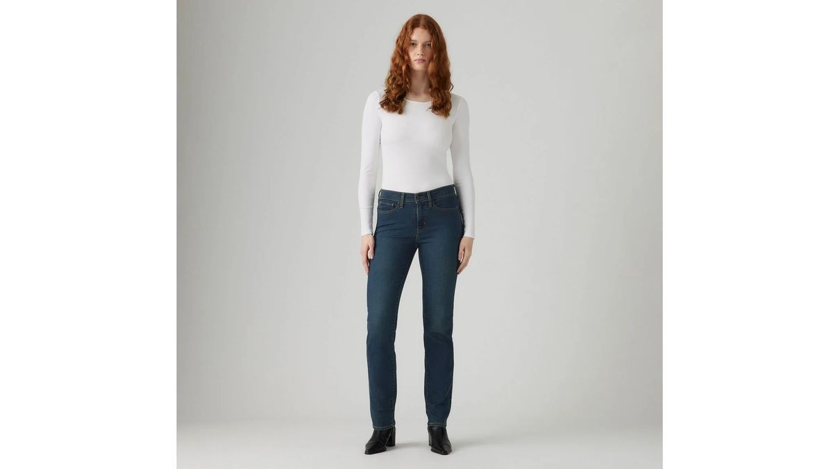 Shaping-Jeans mit mittlerer Leibhöhe