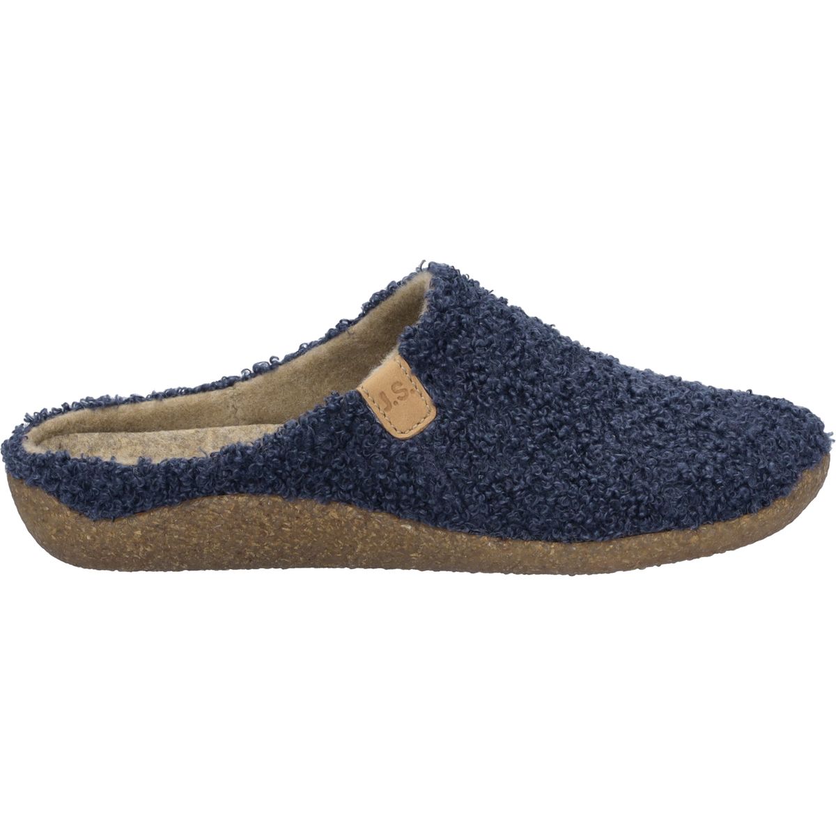 Gemütliche Bouclé Strick-Hausschuh Mules