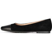 Ballerinas aus Wildleder mit Kappe