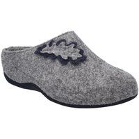 Komfortable Filzhausschuhe mit Blatt-Applikation