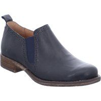 Leder-Slipper mit Brogue-Details