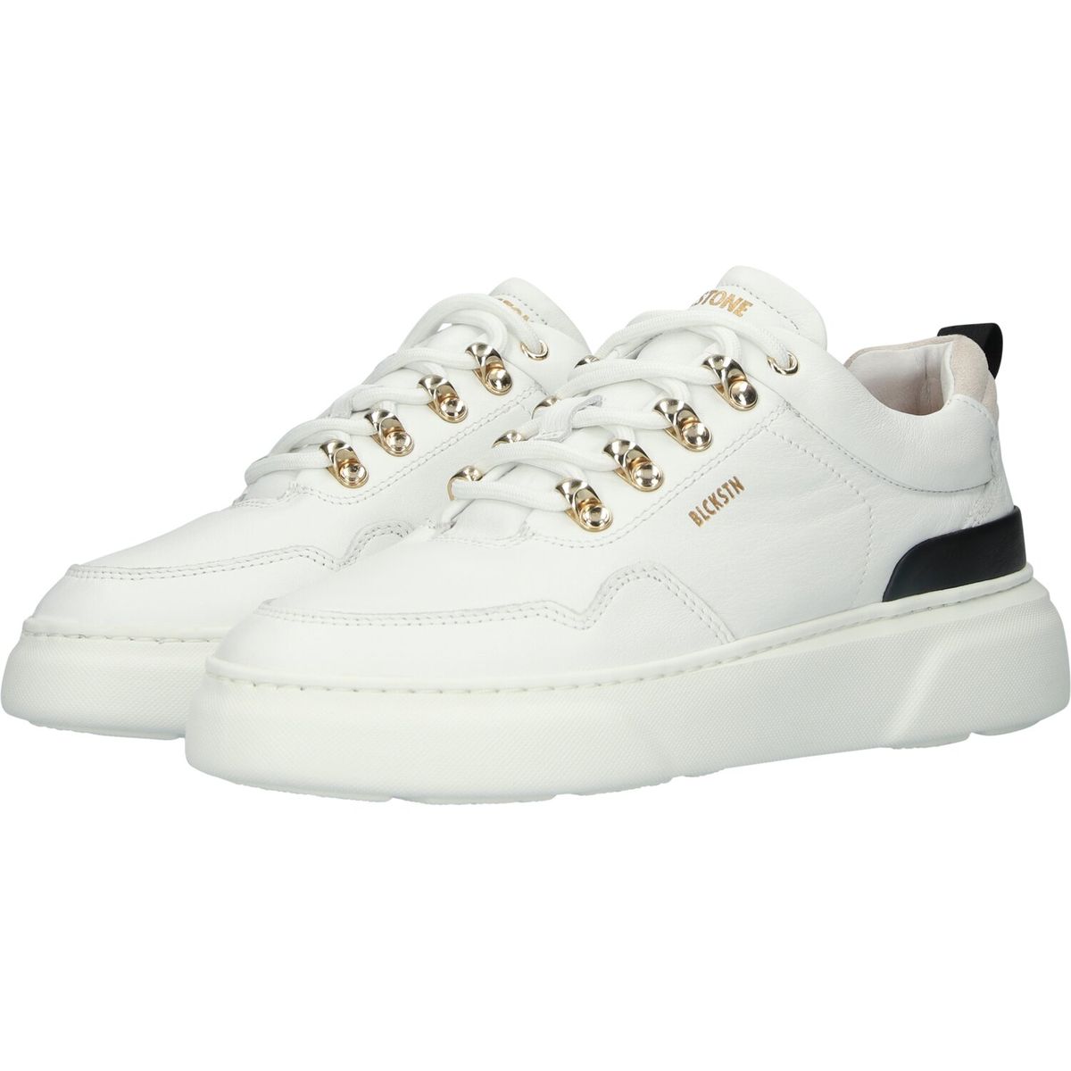 Handgefertigte Leder-Plateau-Sneaker