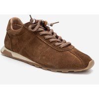 Wildleder-Sneaker mit Perlenverzierung