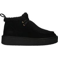 Mid-Top Wildleder-Sneaker mit Wollfutter