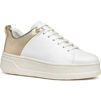 Zeitgenössische Plateau-Sneaker mit Metallic-Akzenten