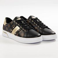 Sneaker mit Monogramm und Nieten