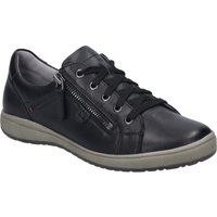Elegante Leder-Sneaker mit Seitenreißverschluss