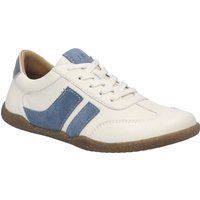Leder-Sneaker mit Wildleder-Details