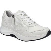 Leder-Sneaker mit Reißverschluss