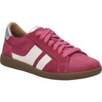 Wildleder-Sneaker mit Kontraststreifen