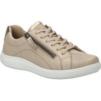 Leder-Sneaker mit seitlichem Reißverschluss