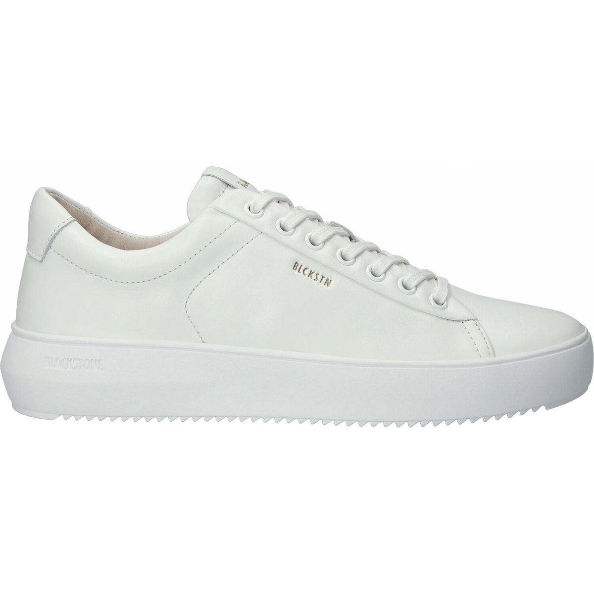 Elegante Leder-Sneaker mit flachem Schaft