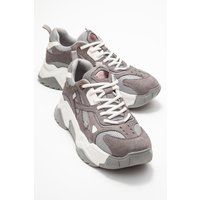 Chunky Plateau-Sneaker mit Mesh