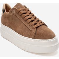 Raffinierte Plateau-Sneaker aus Wildleder