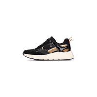 Chunky-Sneaker mit Tiermuster und Mesh
