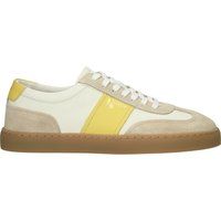 Low-Top Sneaker aus Leder und Wildleder