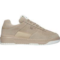 Low-Top Sneaker aus Leder und Wildleder