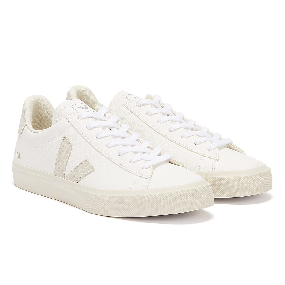 Flache Ledersneaker mit Logo-Detail