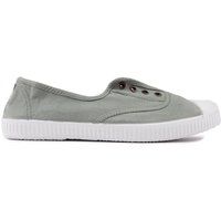 Schnürlose Ballerina-Plimsolls aus Canvas