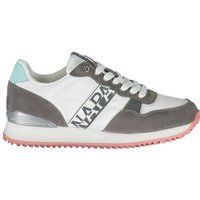 Retro-inspirierte Materialmix Sneaker
