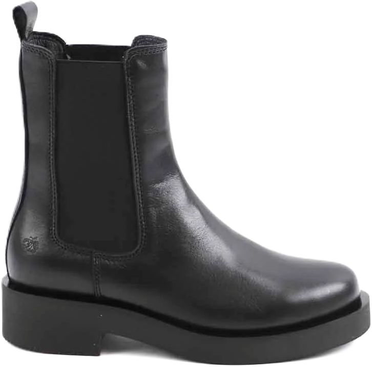 Chunky Plateau-Stiefeletten aus Leder
