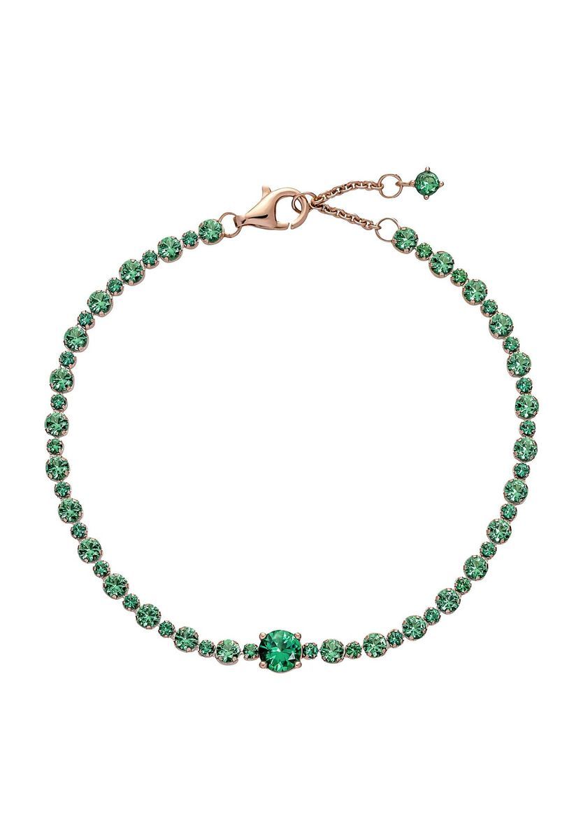 Zeitloses Armband mit Rundschliff-Kristallen