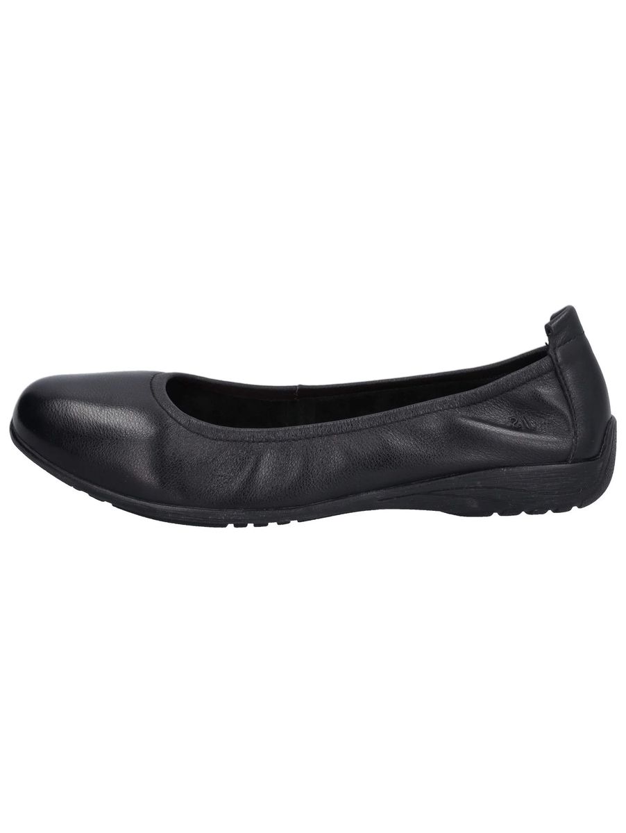 Klassische Leder-Ballerinas zum Reinschlüpfen