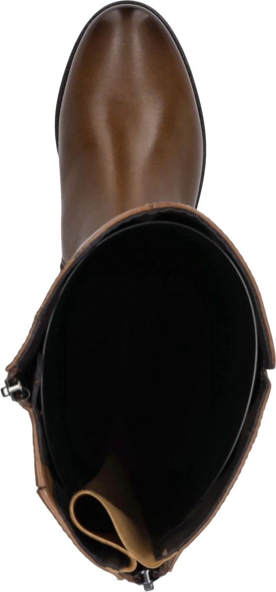 Klassische kniehohe Lederstiefel