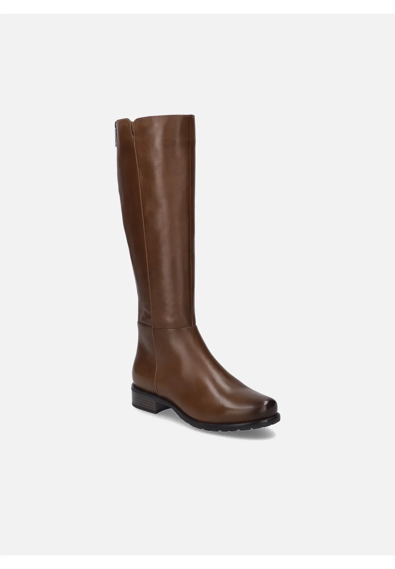 Klassische kniehohe Lederstiefel