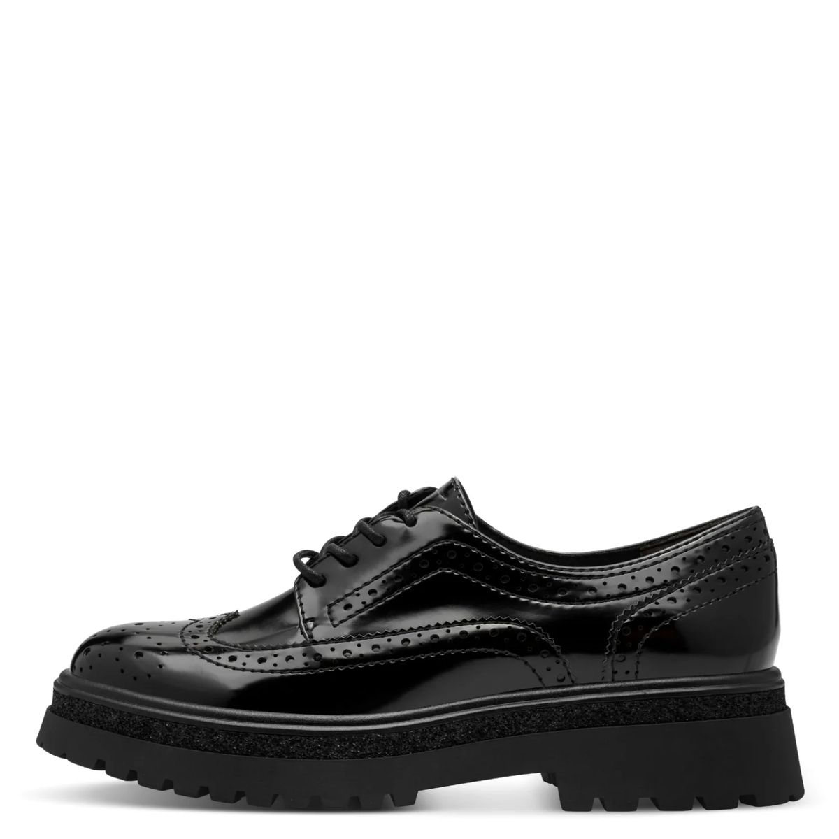 Elegante Brogue-Halbschuhe mit Plateausohle