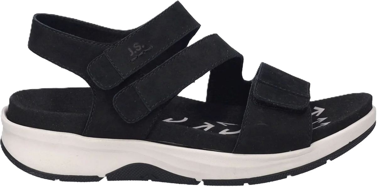 Bequeme Riemchensandalen aus Nubukleder